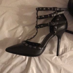 Studded heels